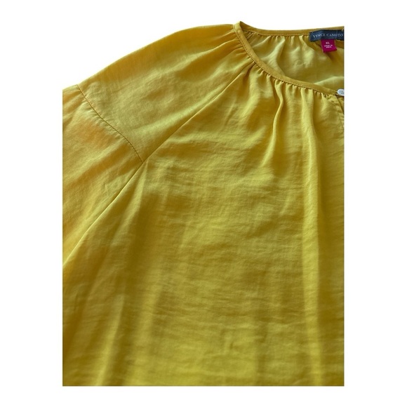 Vince Camuto Mustard yellow Blouse size XL
Full sleeves, generous cut,flowy. - Picture 3 of 5